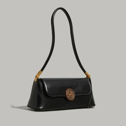 Women's Shoulder Bag All-match Retro Textured